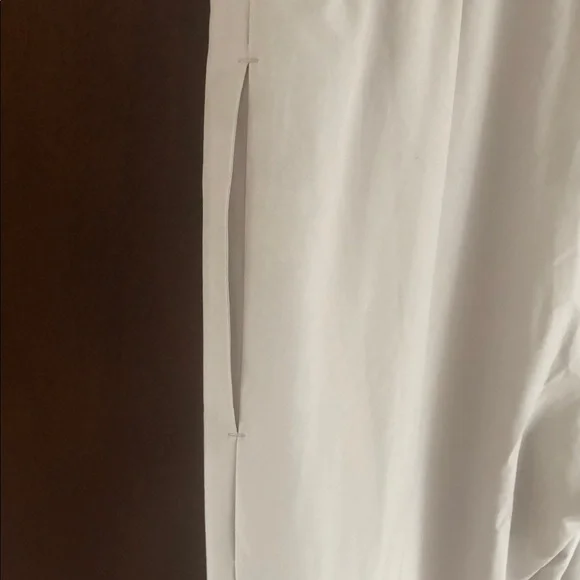 Athleta Revive Wide Leg Cream Halter Jumpsuit - Picture 8 of 13